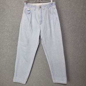 Vintage Lee "mom"  - high waisted - stretch sides - light washed - size 10 PET.